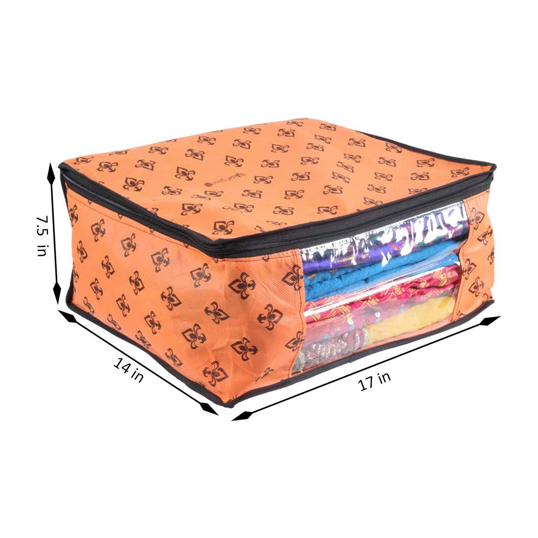 Saree Cover - Non Woven Printed Big Size Saree Covers ( Pack of 3 )
