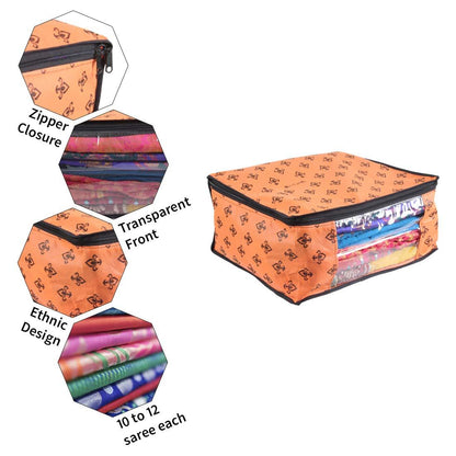 Saree Cover - Non Woven Printed Big Size Saree Covers ( Pack of 3 )